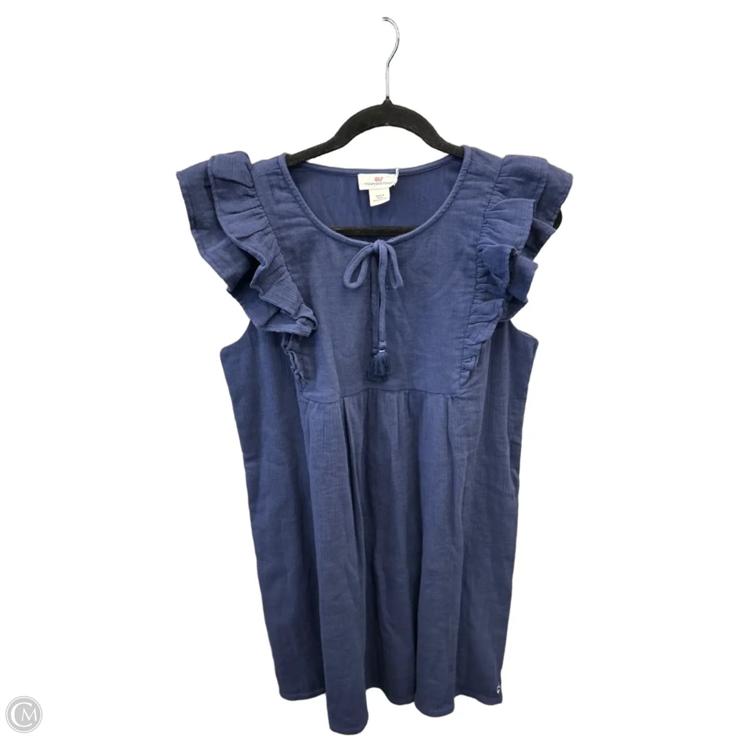 Dress Casual Midi By Vineyard Vines In Navy, Size: S