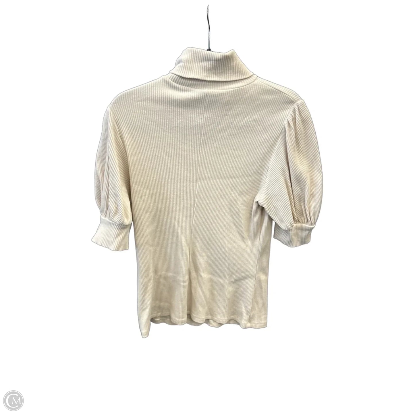 Top 3/4 Sleeve By Who What Wear In Beige, Size: Xxl
