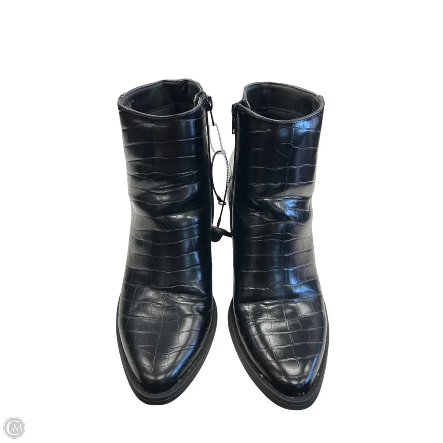 Boots Ankle Heels By Madden Girl In Black, Size: 10