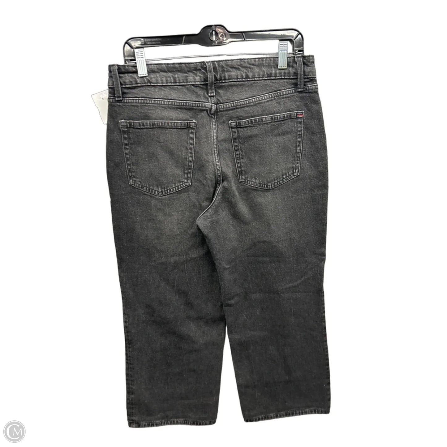 Jeans Straight By Edgely In Black Denim, Size: 12