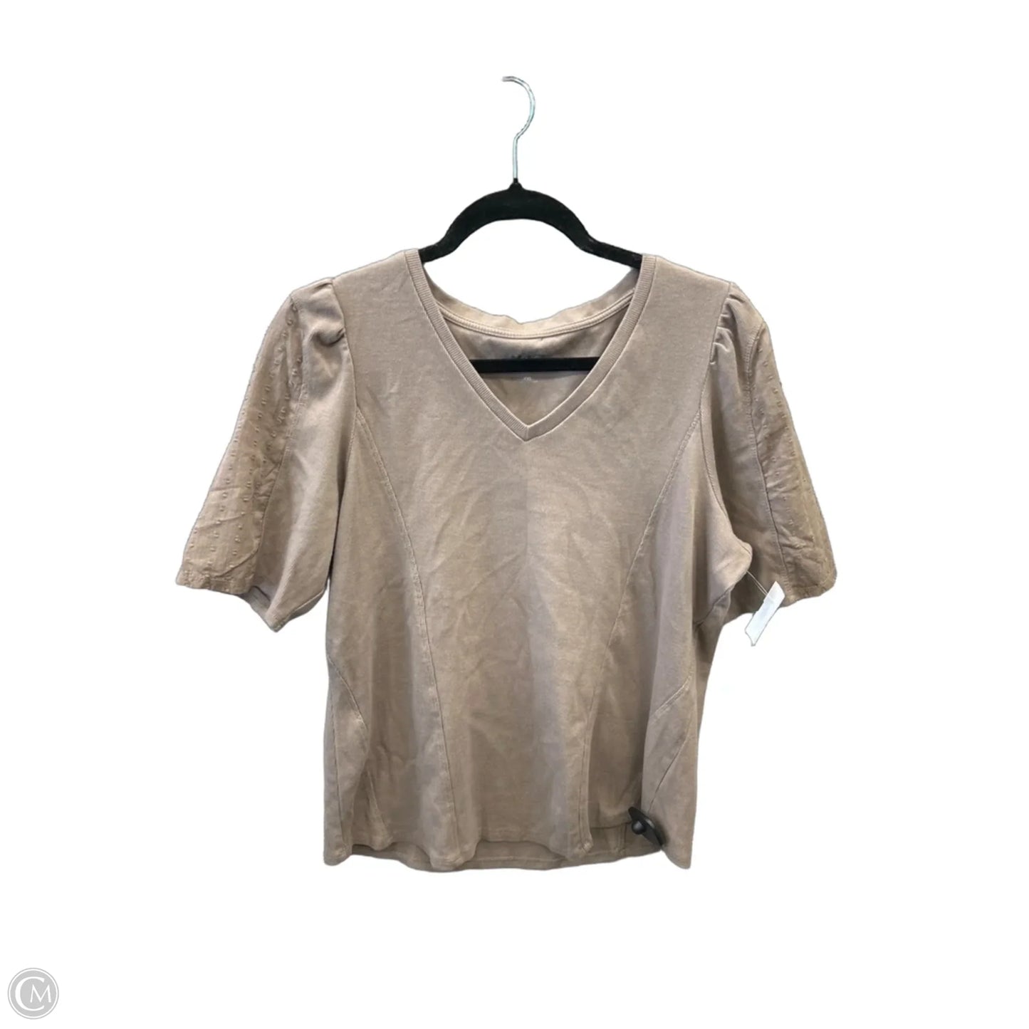 Top Short Sleeve By Maurices In Brown, Size: Xxl