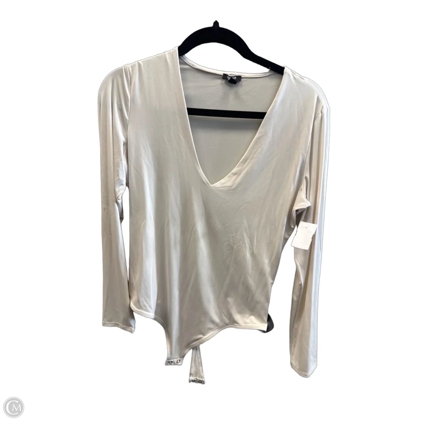 Bodysuit By Express In Beige, Size: L