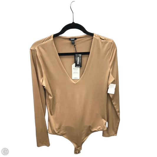 Bodysuit By Express In Brown, Size: L