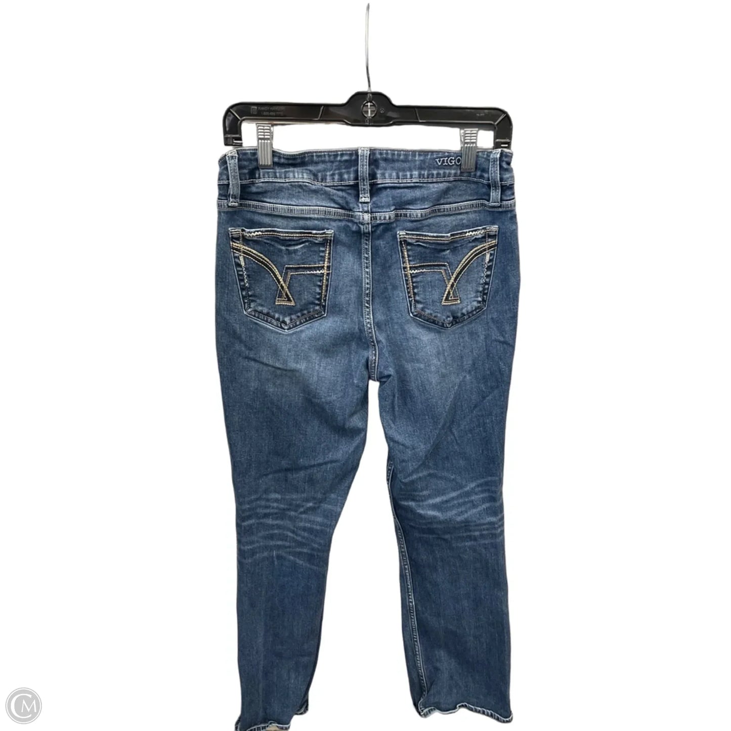 Jeans Boot Cut By Vigoss In Blue Denim, Size: 10