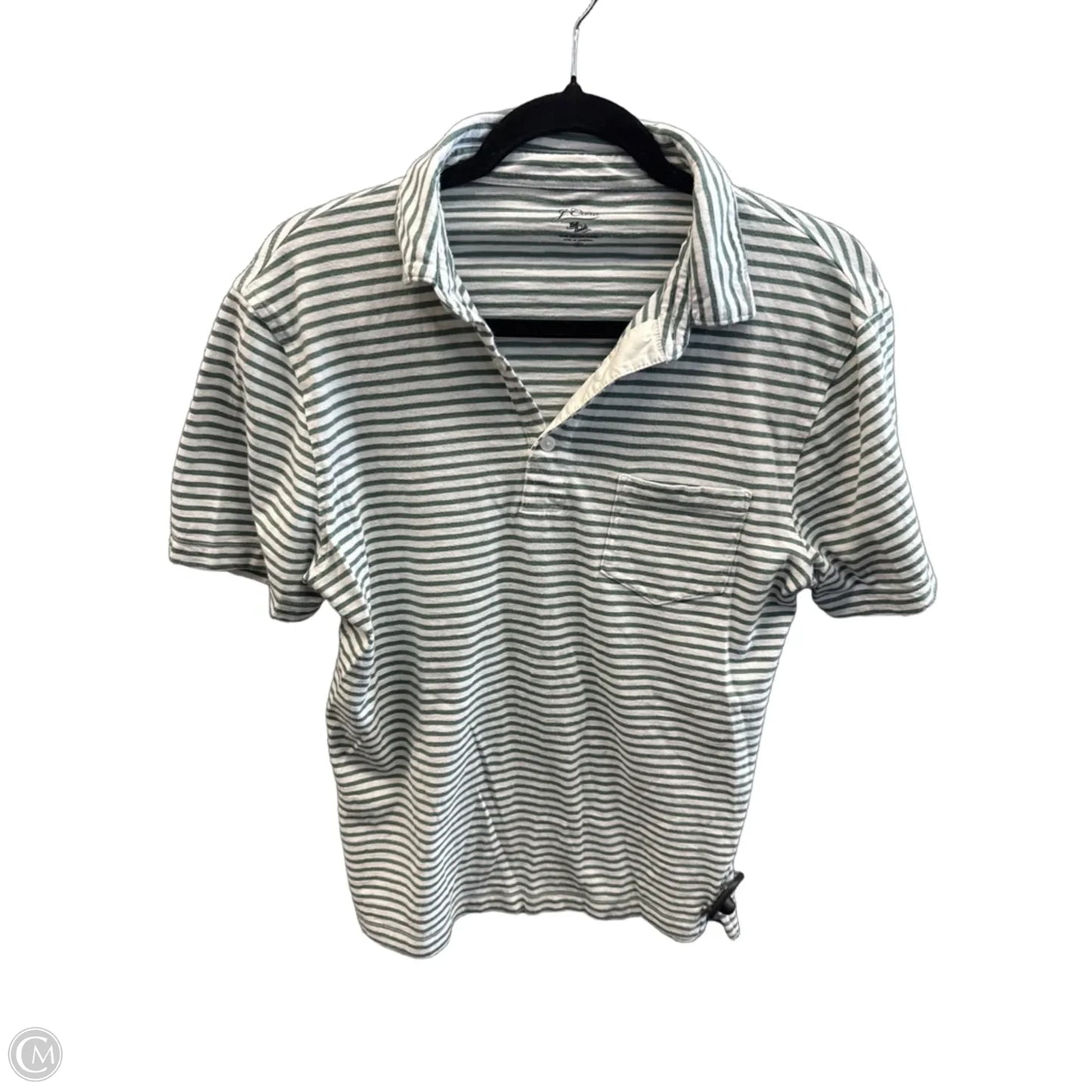 Top Short Sleeve By J. Crew In Striped Pattern, Size: S