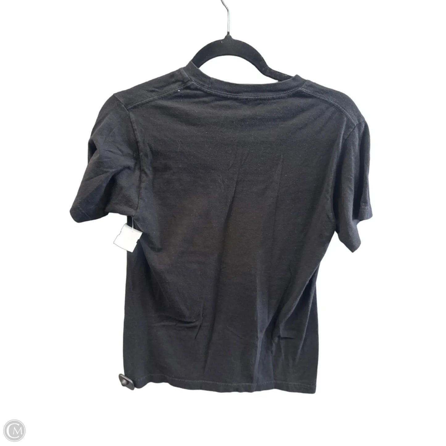 Top Short Sleeve By Clothes Mentor In Black, Size: S