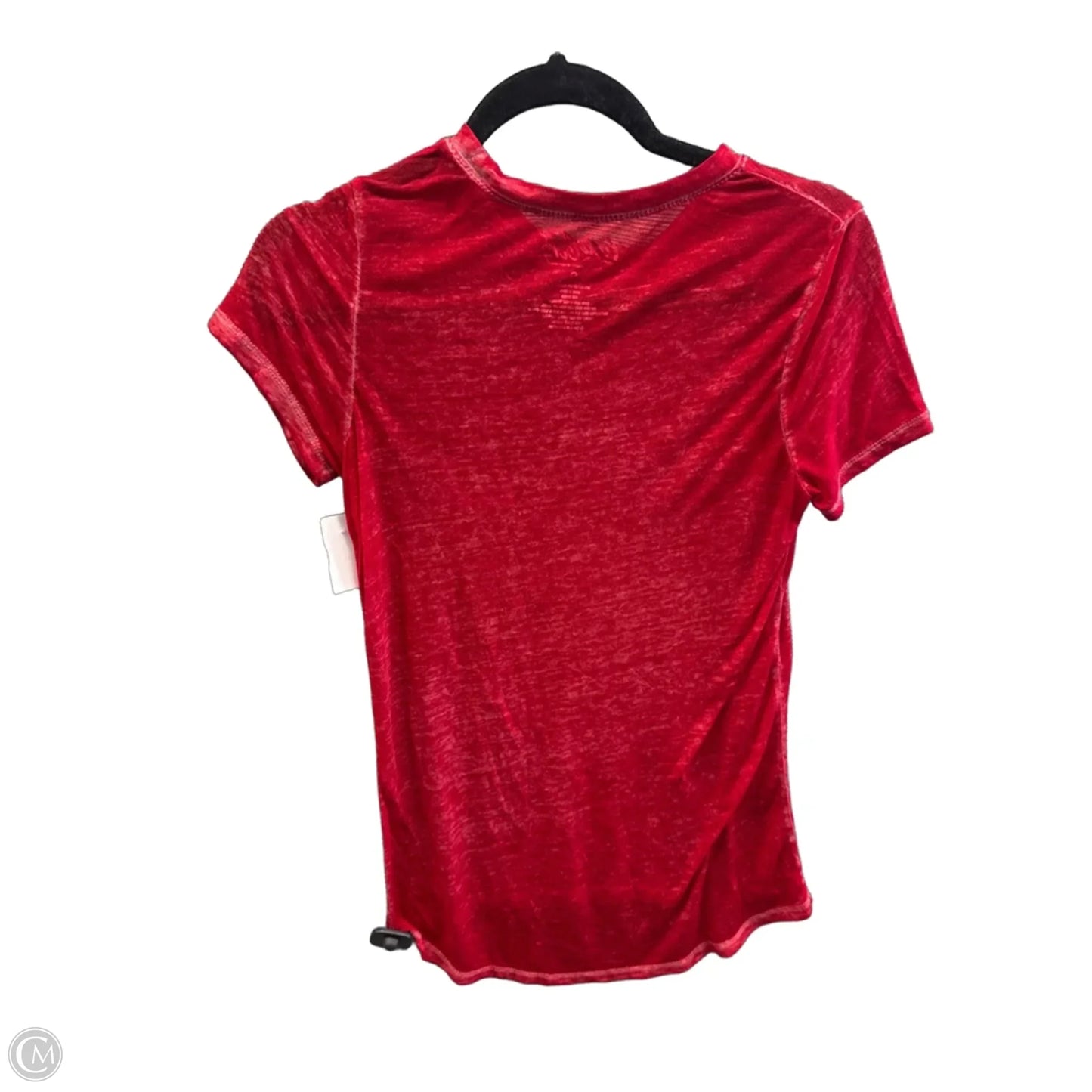 Top Short Sleeve By Clothes Mentor In Red, Size: S