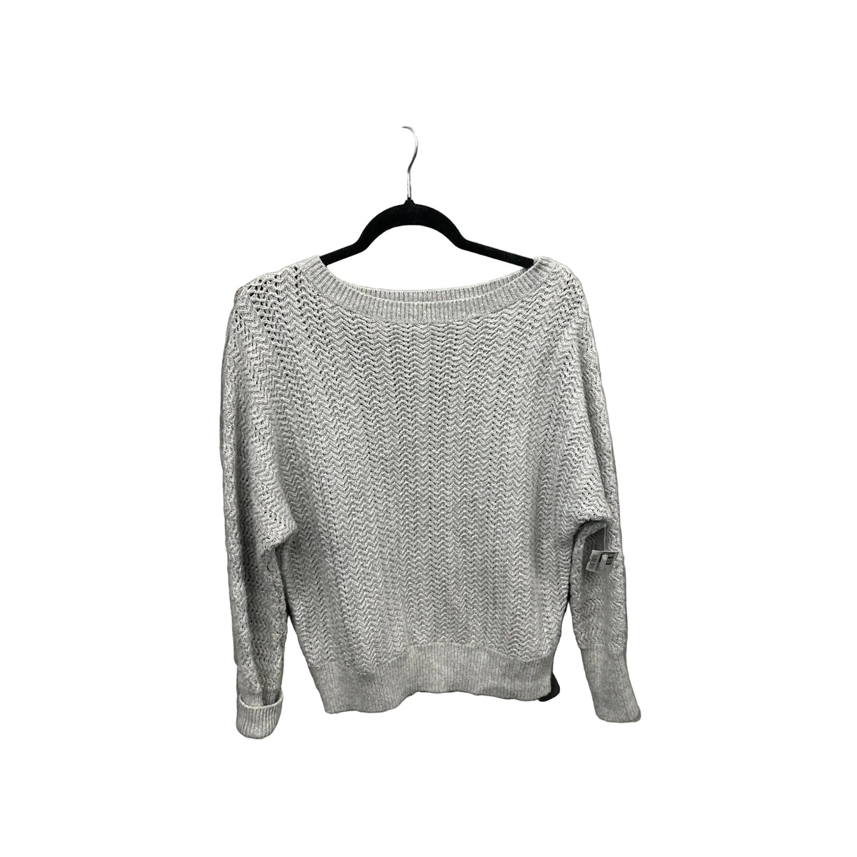 Sweater By Nicole Miller In Grey, Size: M