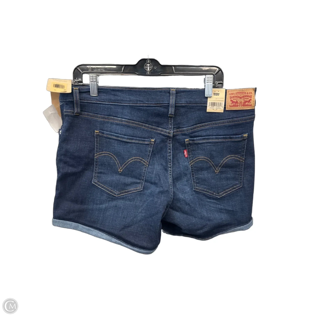 Shorts By Levis In Blue Denim, Size: 16