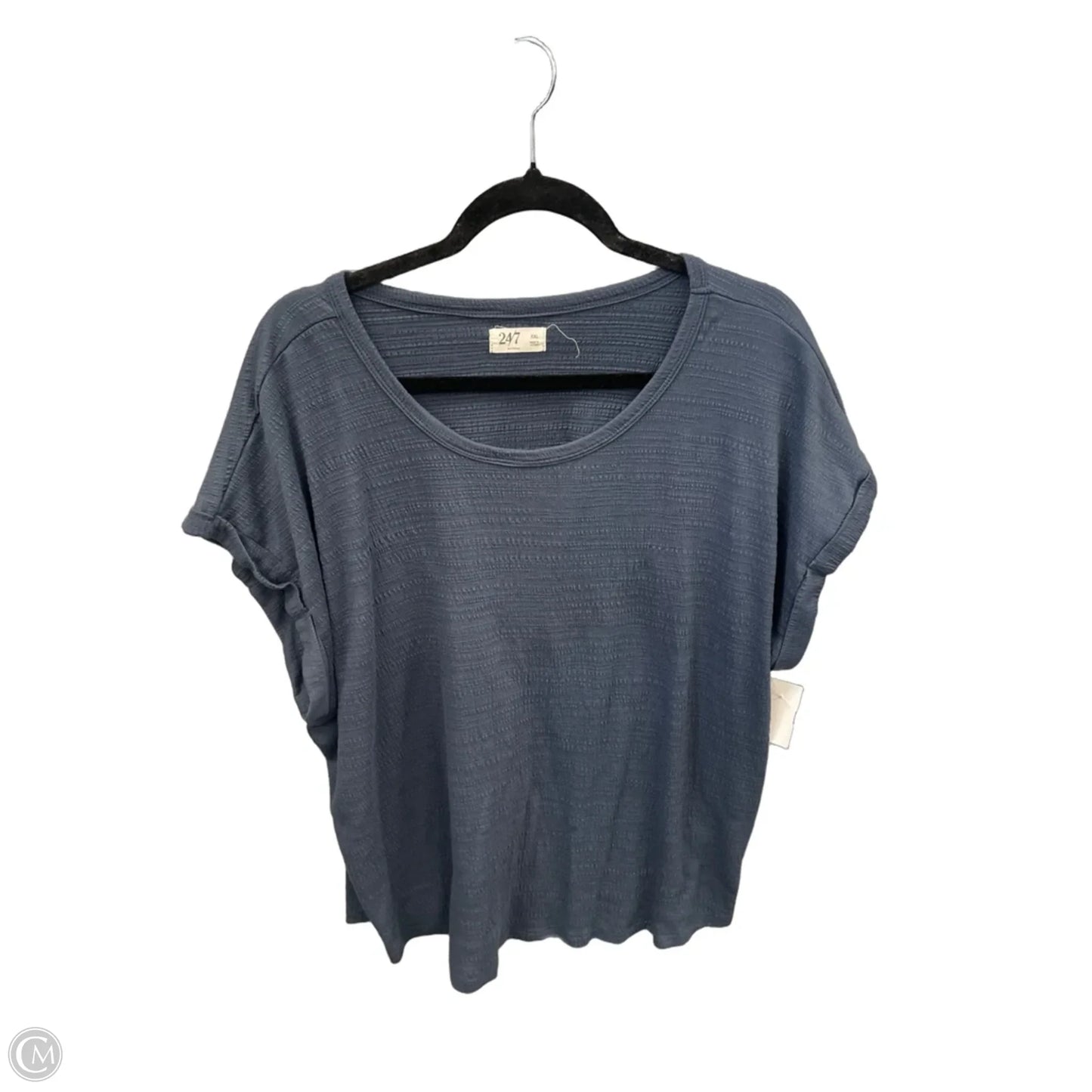 Top Short Sleeve By Maurices In Navy, Size: Xxl