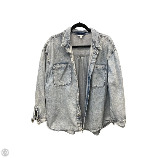 Jacket Denim By Time And Tru In Blue Denim, Size: 3x
