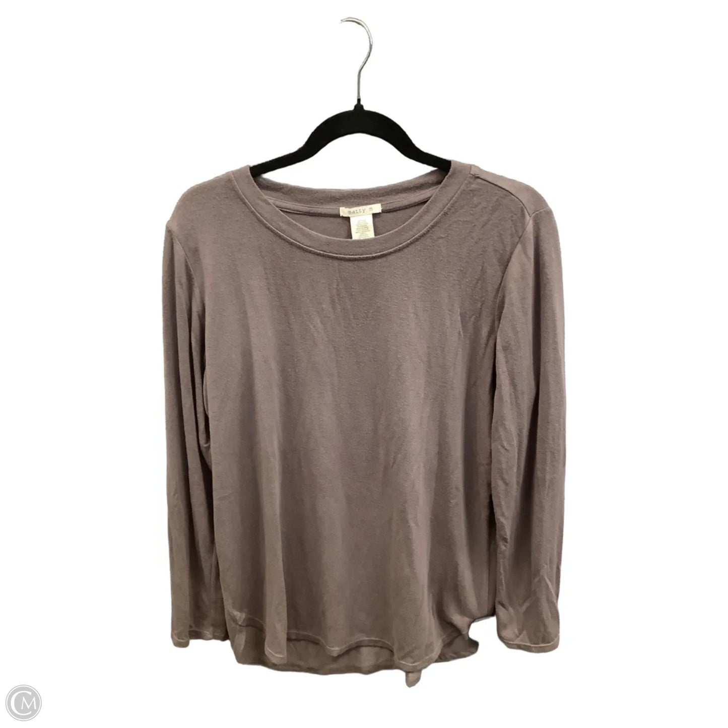 Top Long Sleeve By Matty M In Purple, Size: L