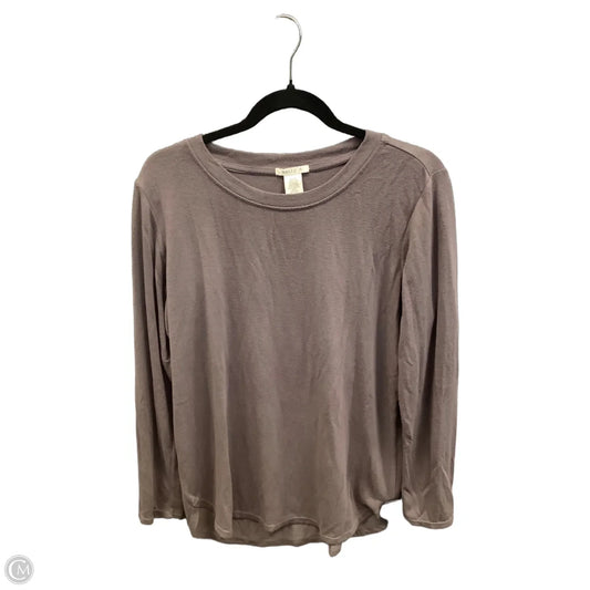 Top Long Sleeve By Matty M In Purple, Size: L