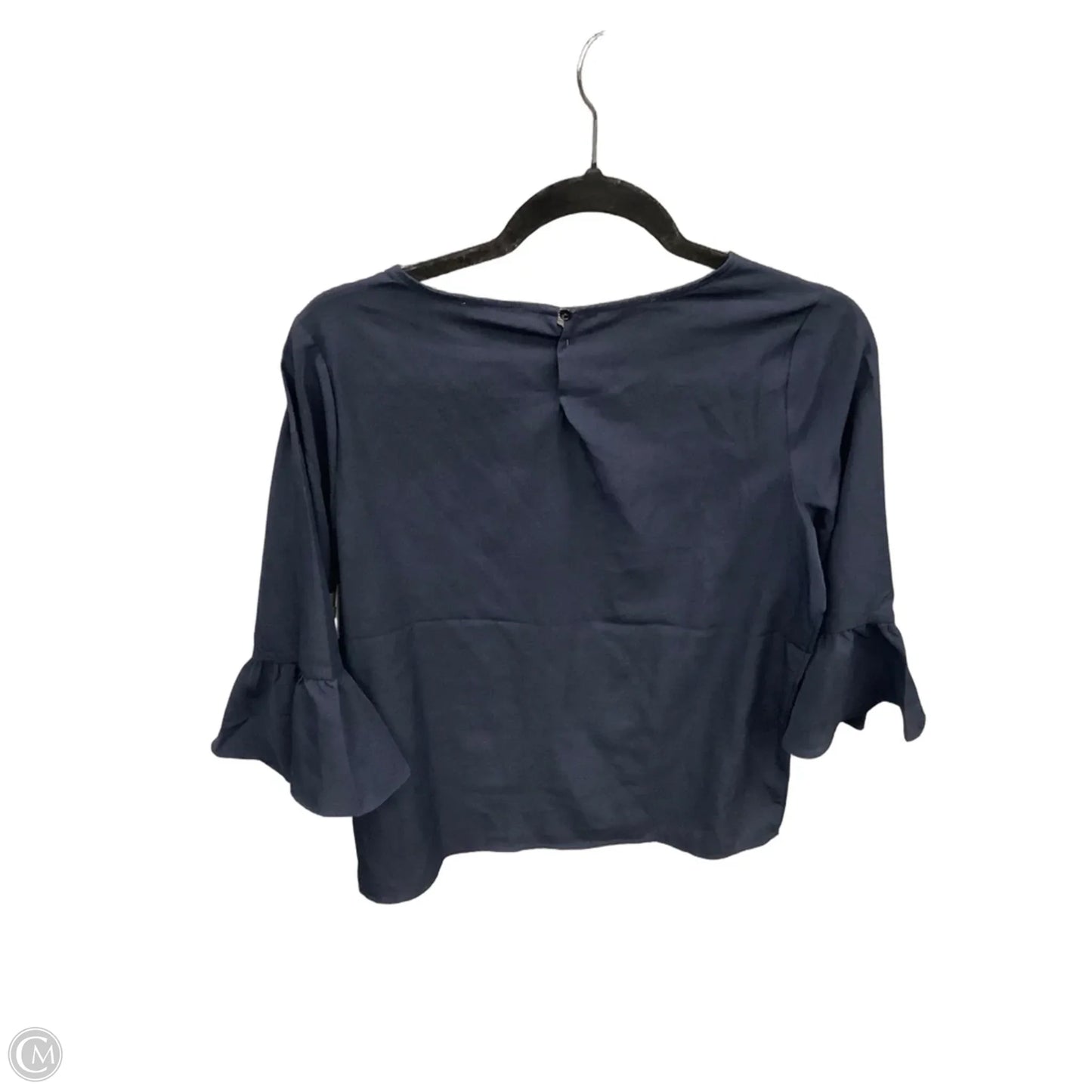 Top Long Sleeve By Clothes Mentor In Navy, Size: L