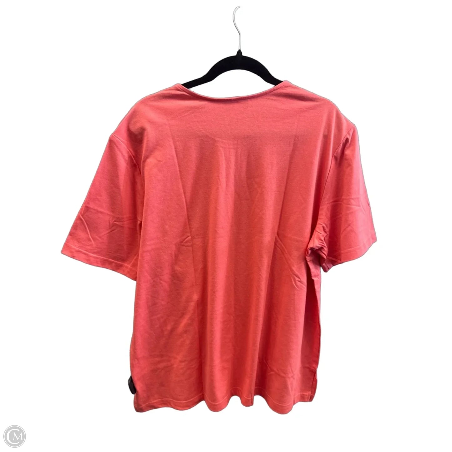 Top Short Sleeve By Blair In Pink, Size: Xl