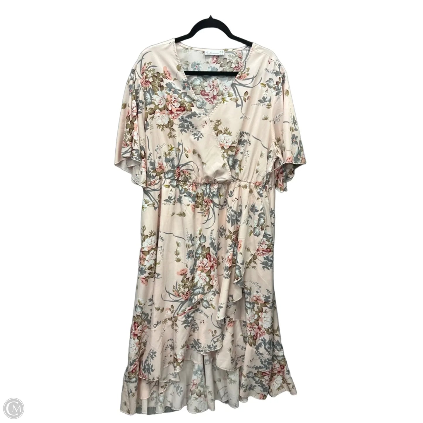 Dress Casual Maxi By Clothes Mentor In Floral Print, Size: 2x