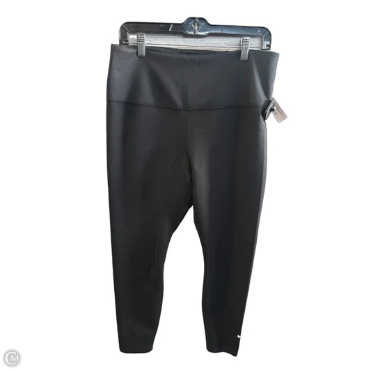 Athletic Leggings By Nike In Black, Size: Xl