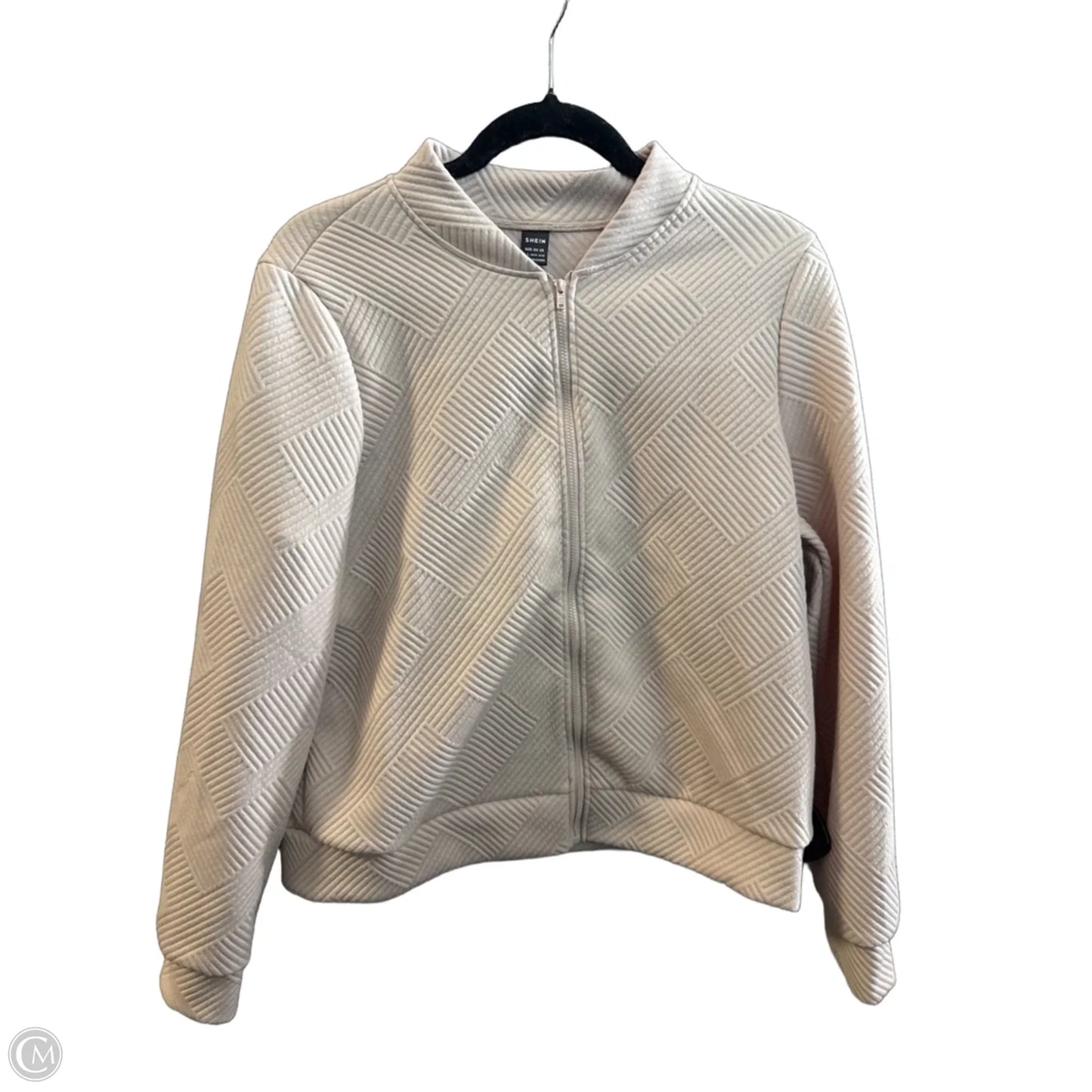 Jacket Puffer & Quilted By Shein In Beige, Size: L