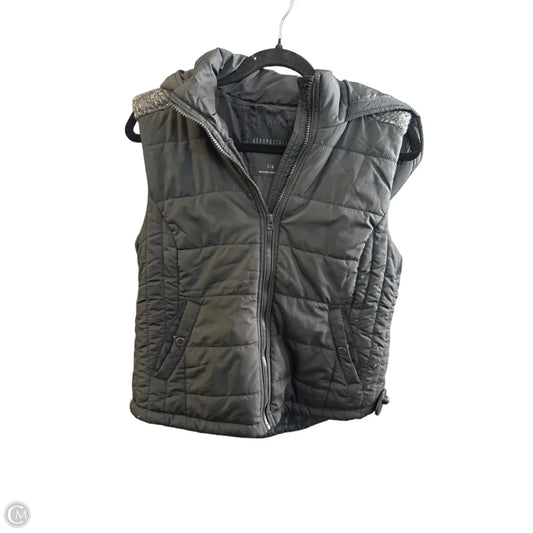 Vest Puffer & Quilted By Aeropostale In Grey, Size: L