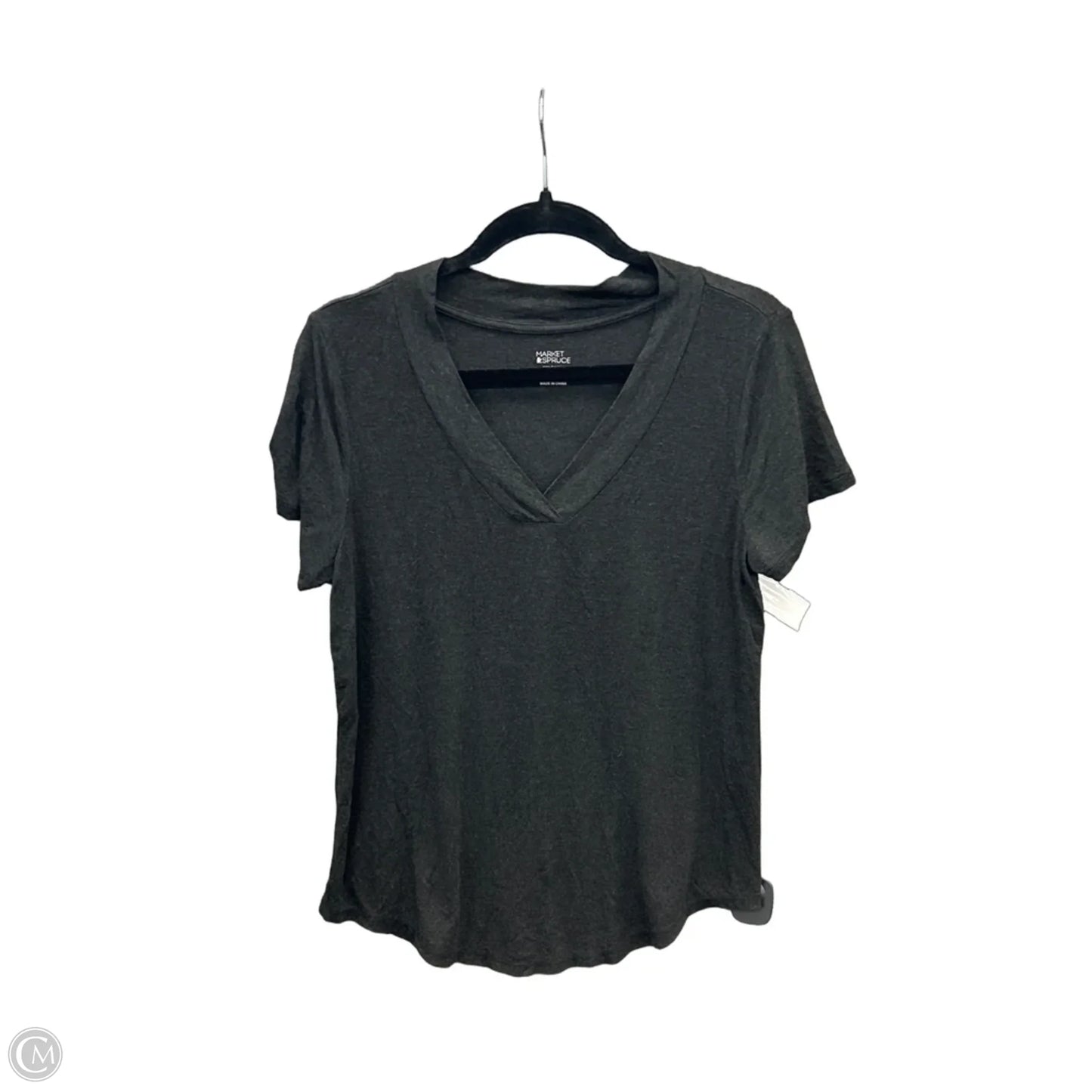 Top Short Sleeve By Market & Spruce In Grey, Size: M