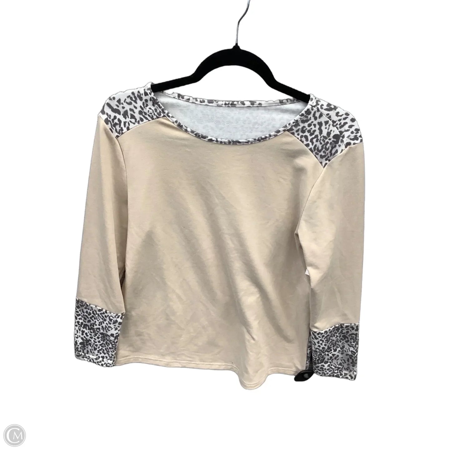 Top Long Sleeve By Clothes Mentor In Cream, Size: S