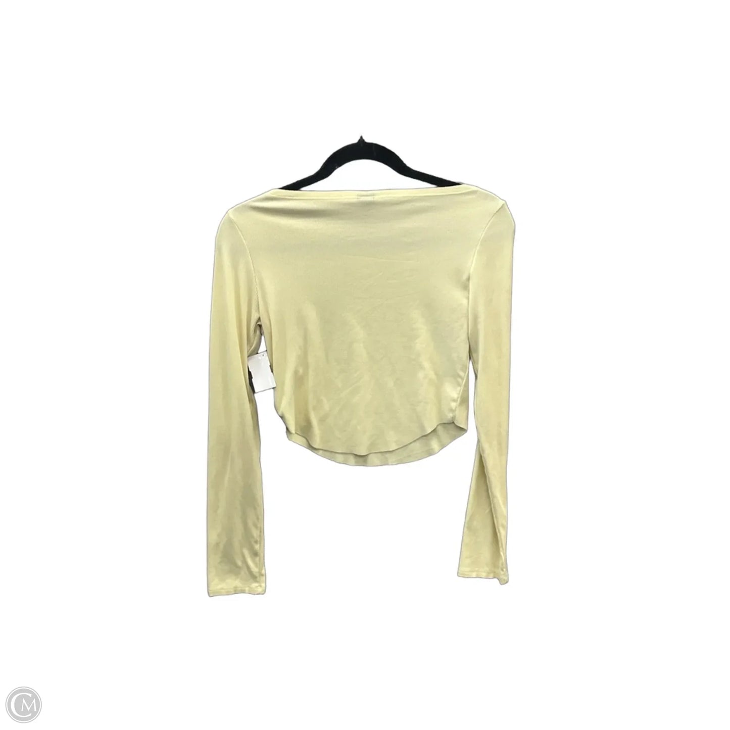 Top Long Sleeve By Wild Fable In Yellow, Size: S