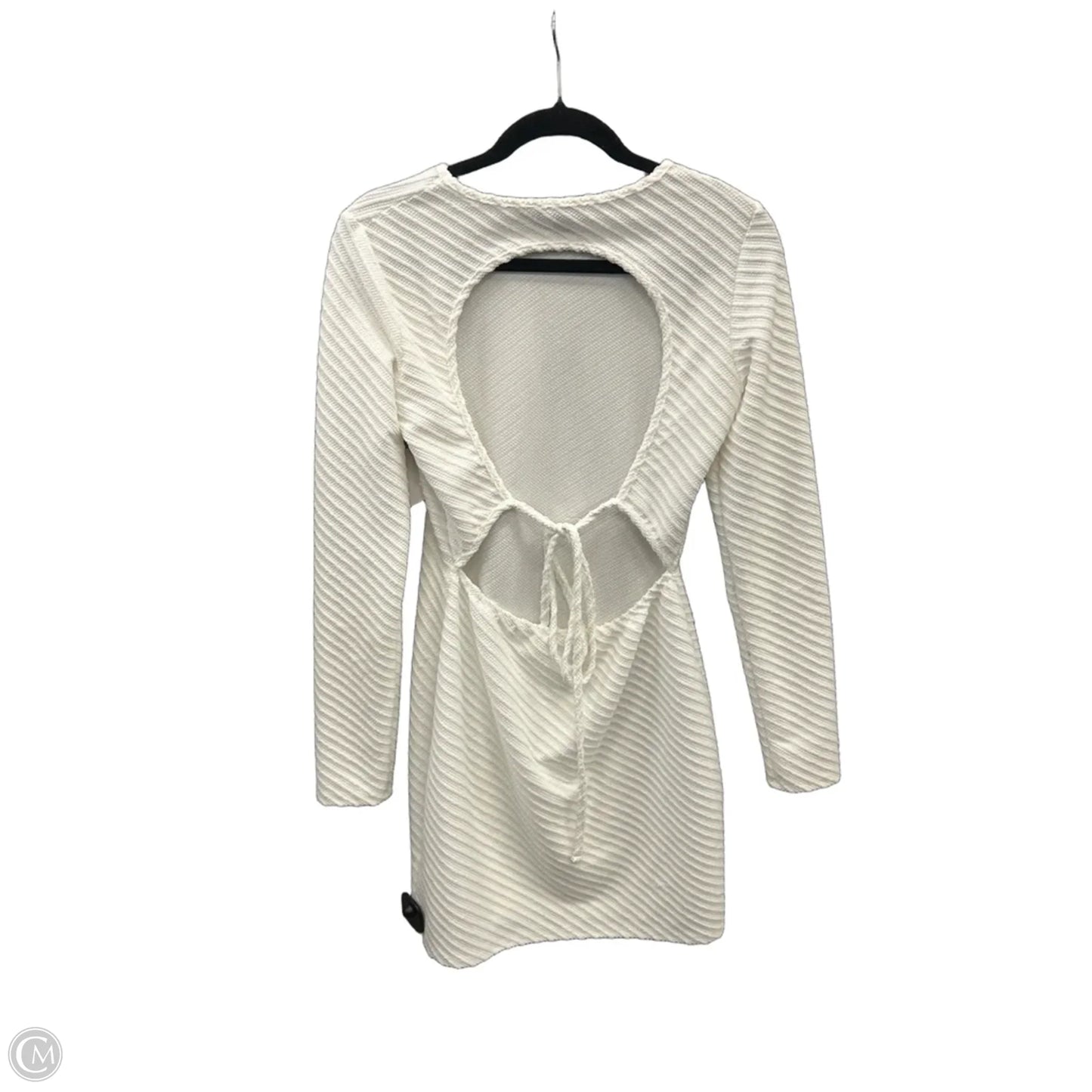 Dress Casual Midi By Pretty Little Thing In White, Size: M