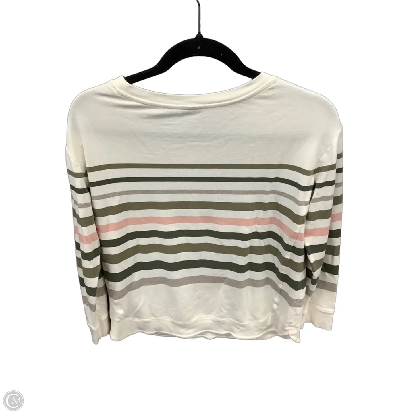 Top Long Sleeve By Chicos In Striped Pattern, Size: S