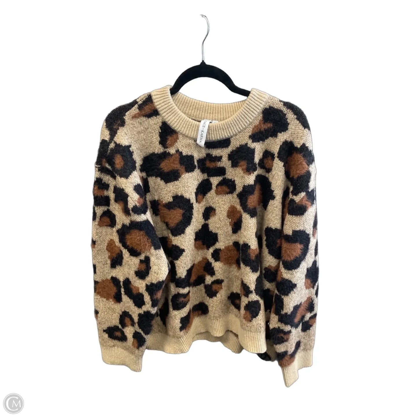 Sweater By Grace + Karma In Animal Print, Size: 1x