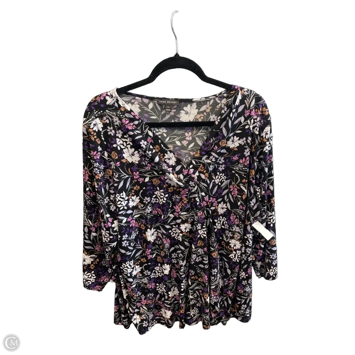 Top Long Sleeve By Lane Bryant In Floral Print, Size: 3x