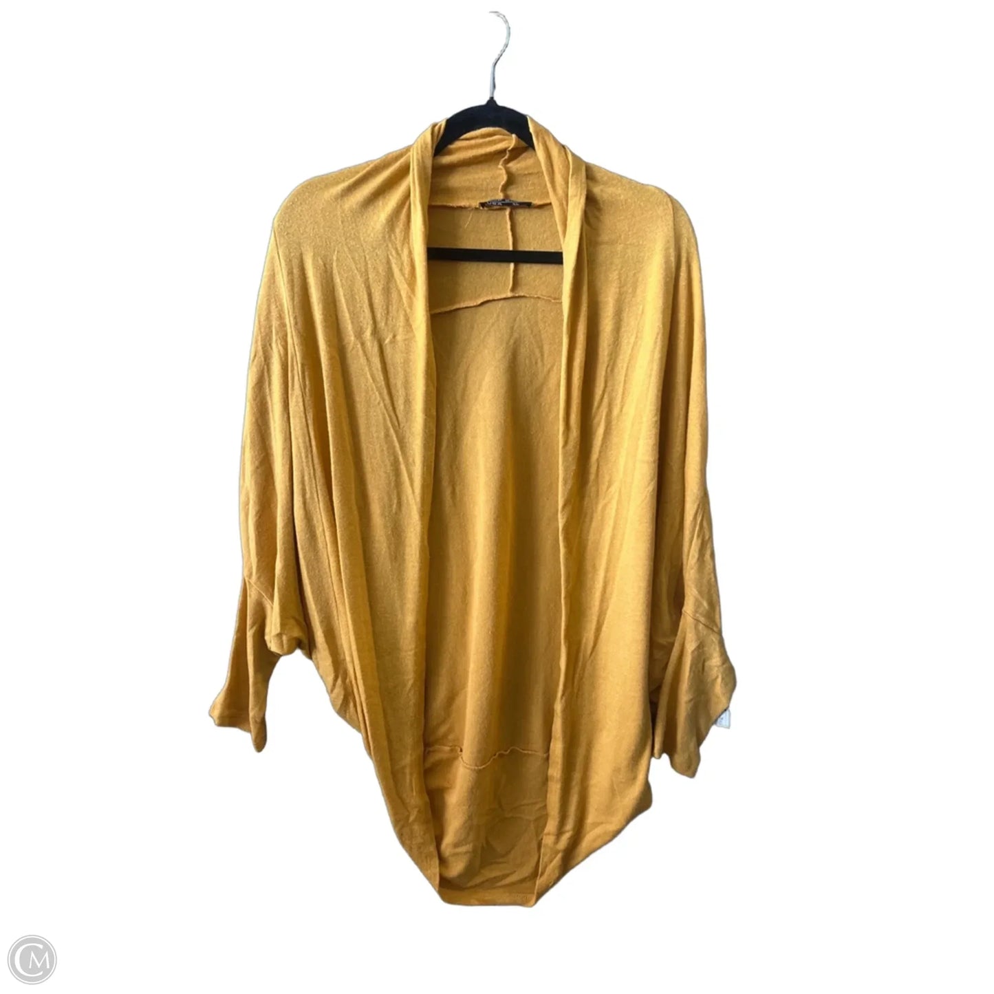 Cardigan By Clothes Mentor In Yellow, Size: Xl