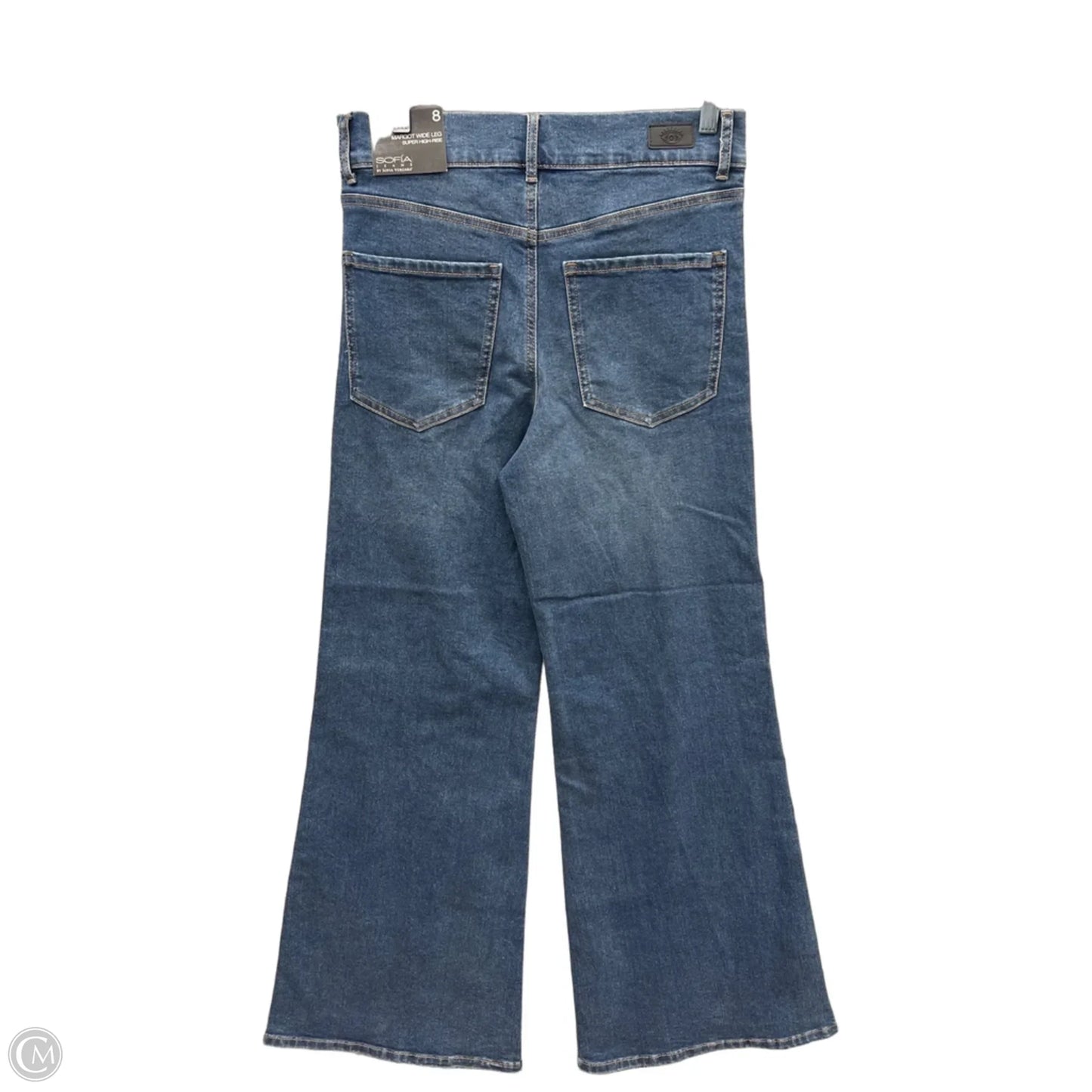 Jeans Wide Leg By Sofia By Sofia Vergara In Blue Denim, Size: 8