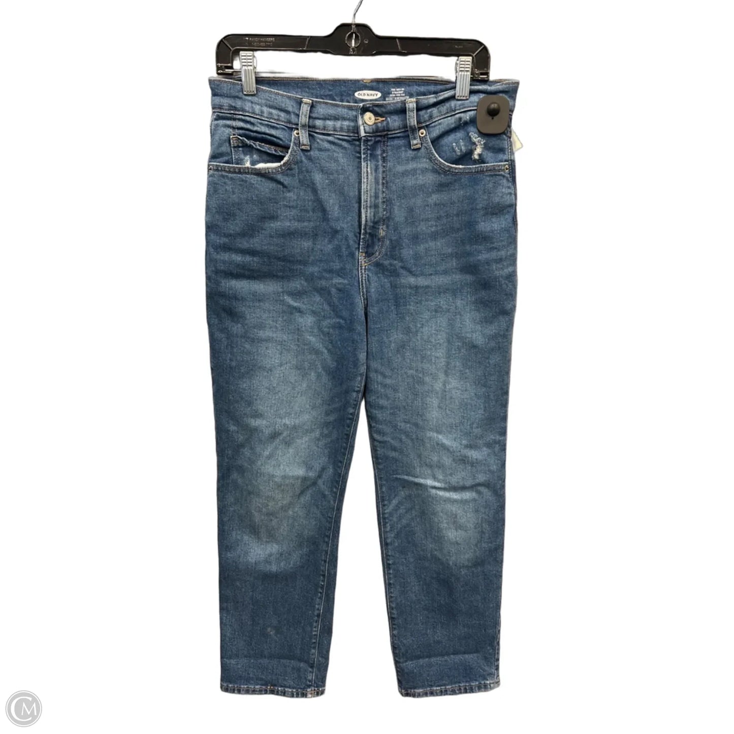 Jeans Straight By Old Navy In Blue Denim, Size: 8