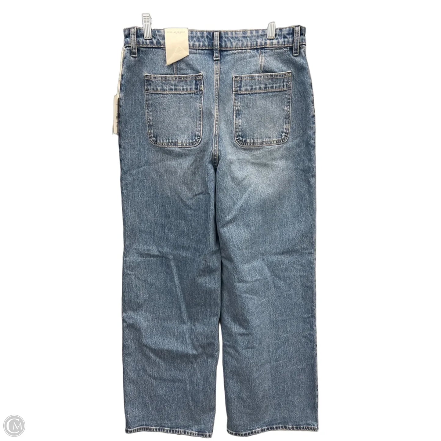 Jeans Wide Leg By Free Assembly In Blue Denim, Size: 12