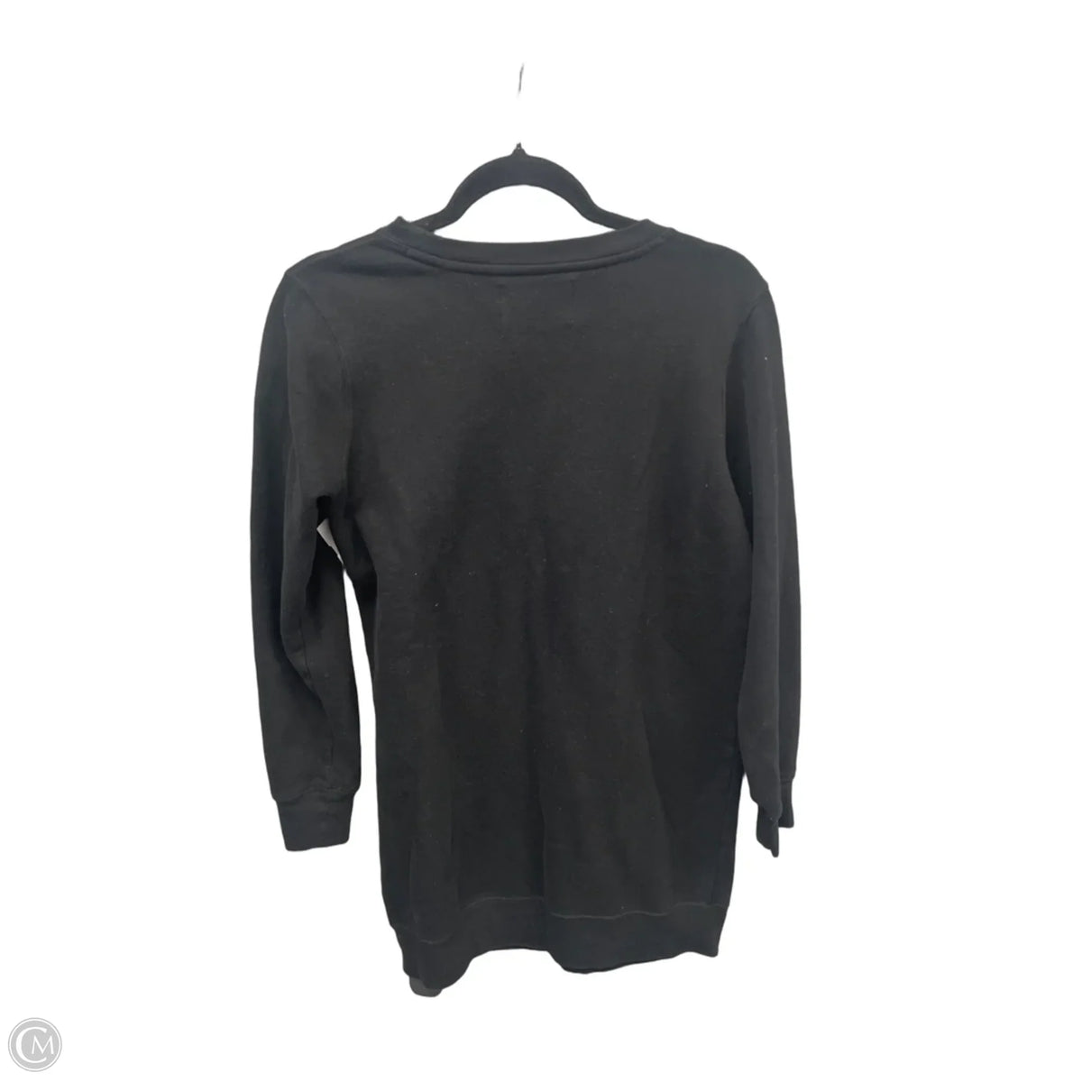 Top Long Sleeve By Calvin Klein In Black, Size: Sp