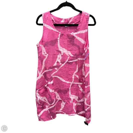 Dress Casual Midi By Clothes Mentor In Pink, Size: M