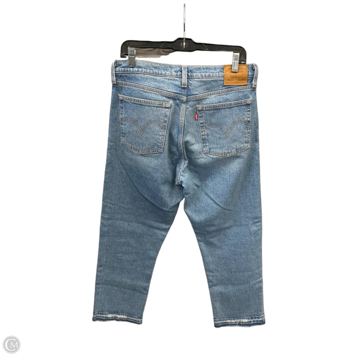 Jeans Straight By Levis In Blue Denim, Size: 10