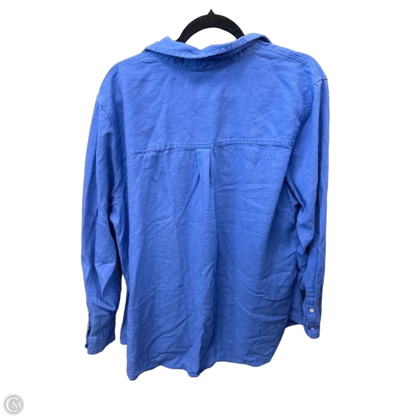 Top Long Sleeve By Universal Thread In Blue, Size: L