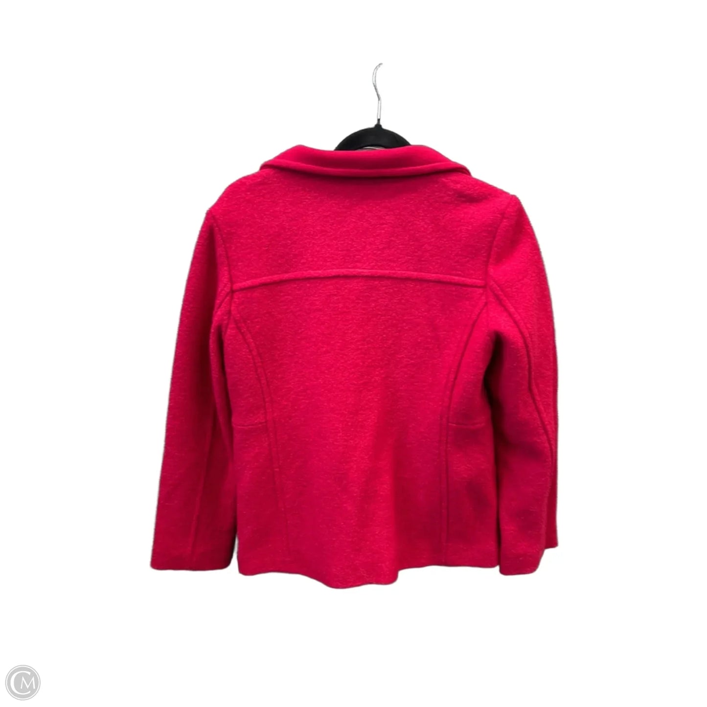 Jacket Fleece By Lands End In Red, Size: Mp