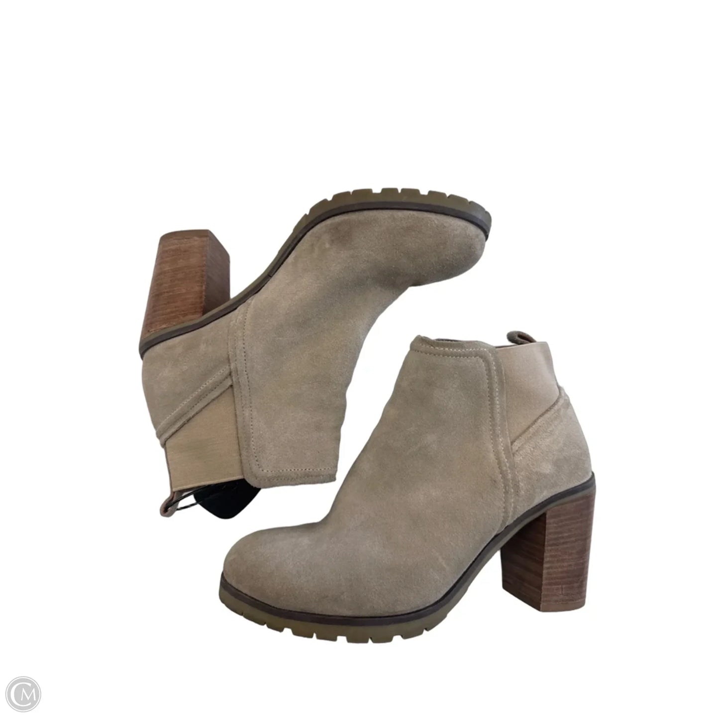 Shoes Heels Block By Clothes Mentor In Grey, Size: 11