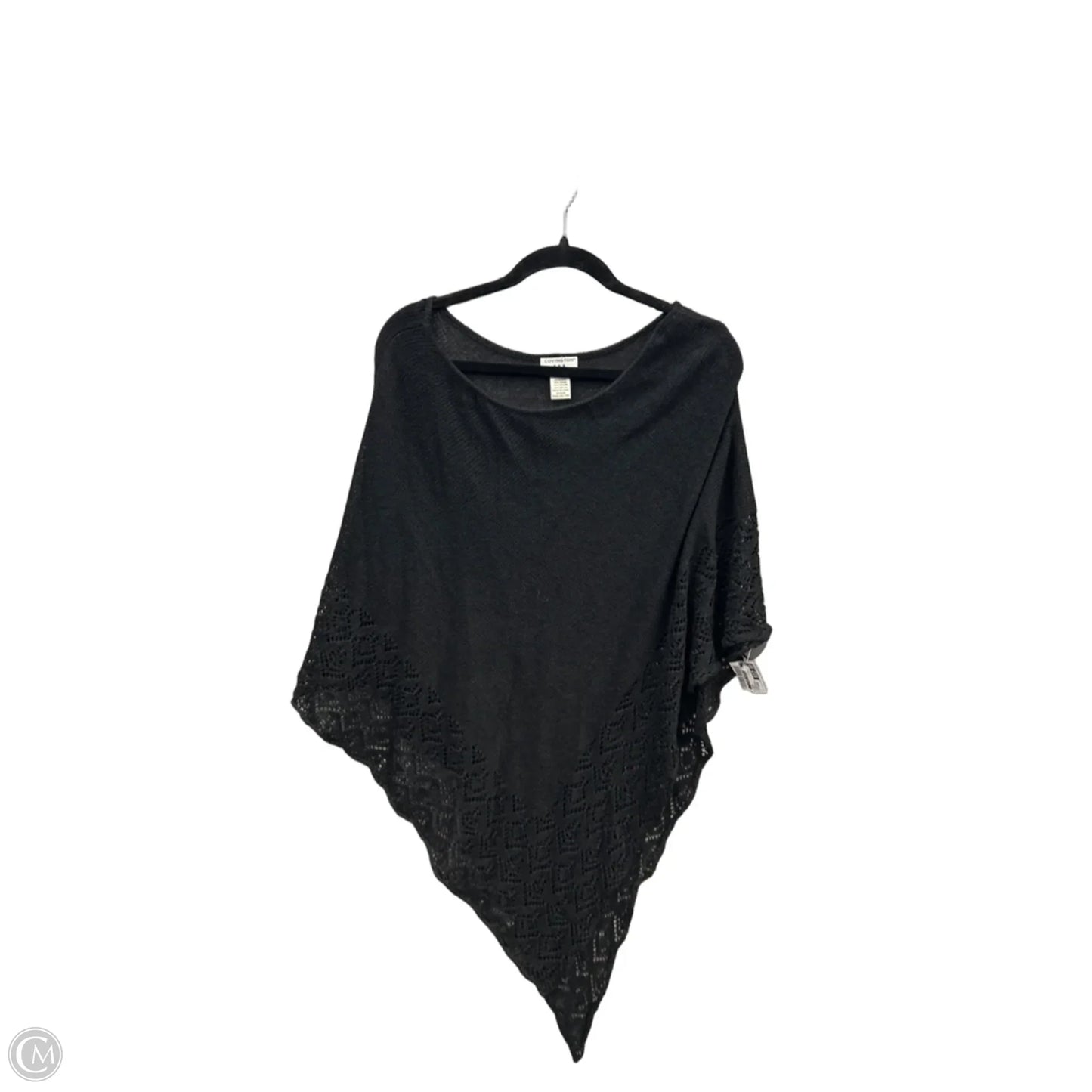 Shawl By Clothes Mentor In Black, Size: Osfm