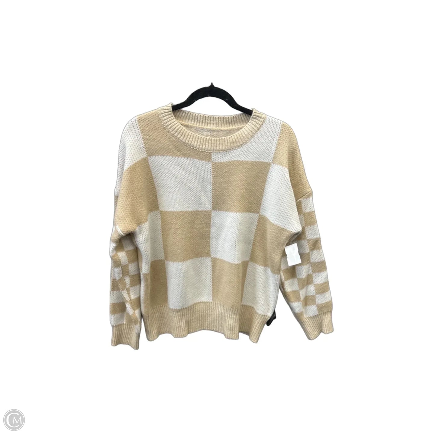 Sweater By Clothes Mentor In Beige, Size: M
