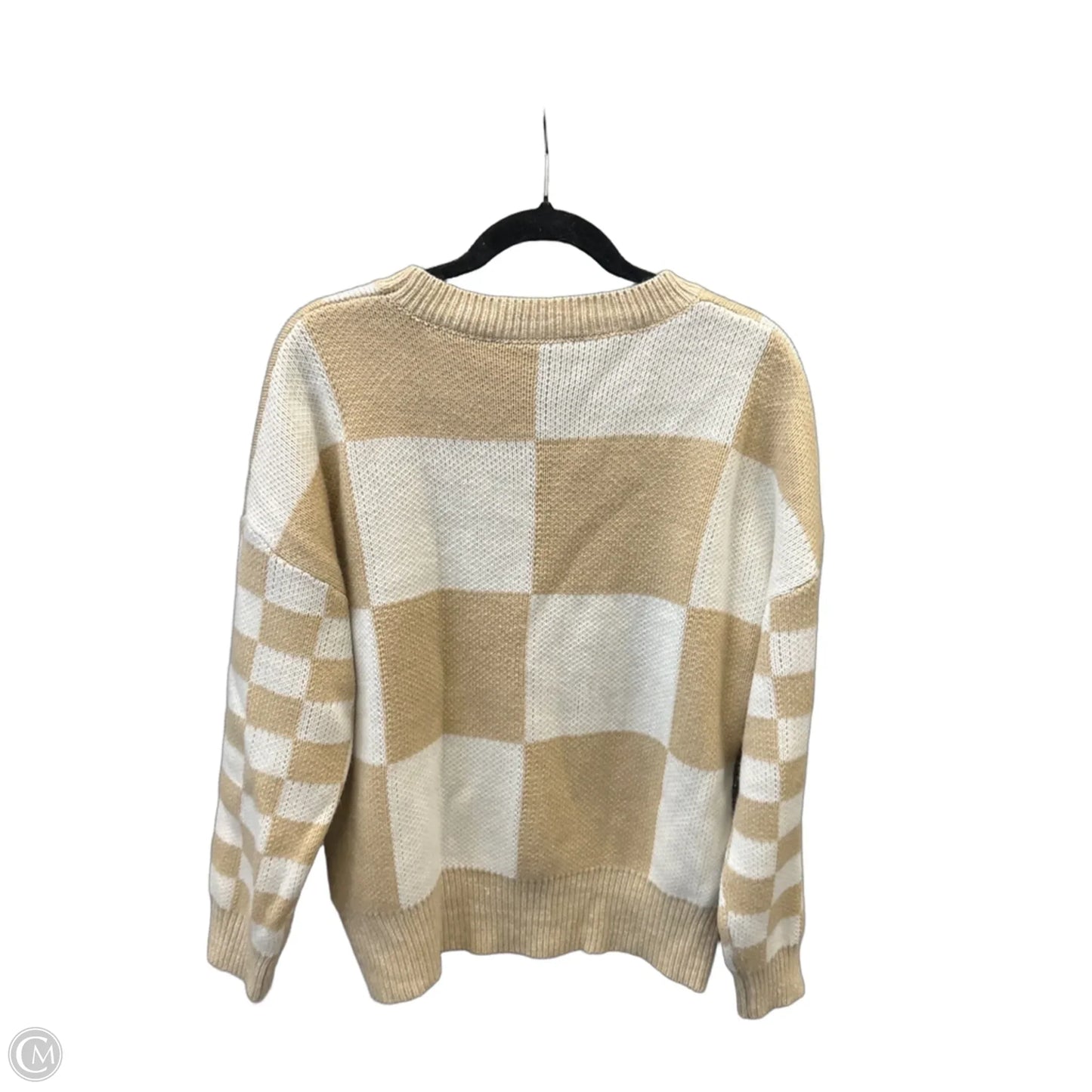 Sweater By Clothes Mentor In Beige, Size: M