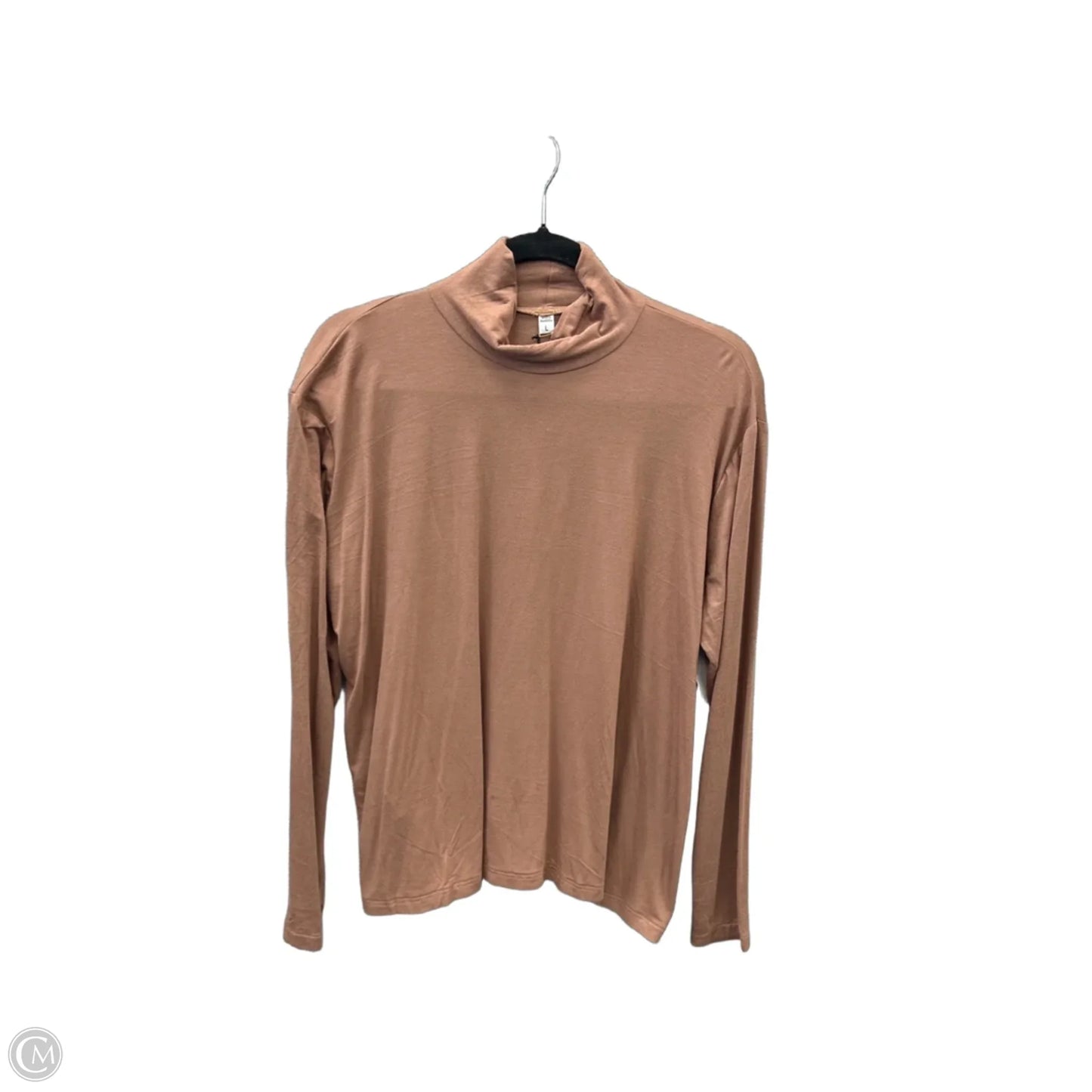 Top Long Sleeve By Clothes Mentor In Brown, Size: L