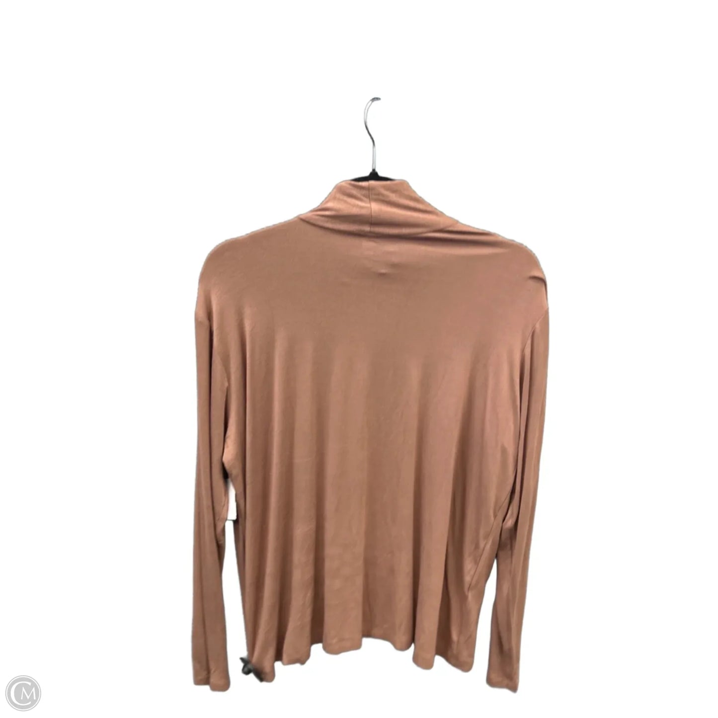 Top Long Sleeve By Clothes Mentor In Brown, Size: L