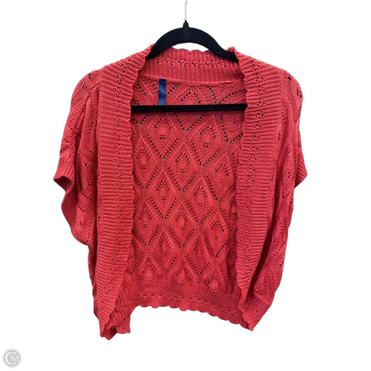 Cardigan By Falls Creek In Coral, Size: 3x