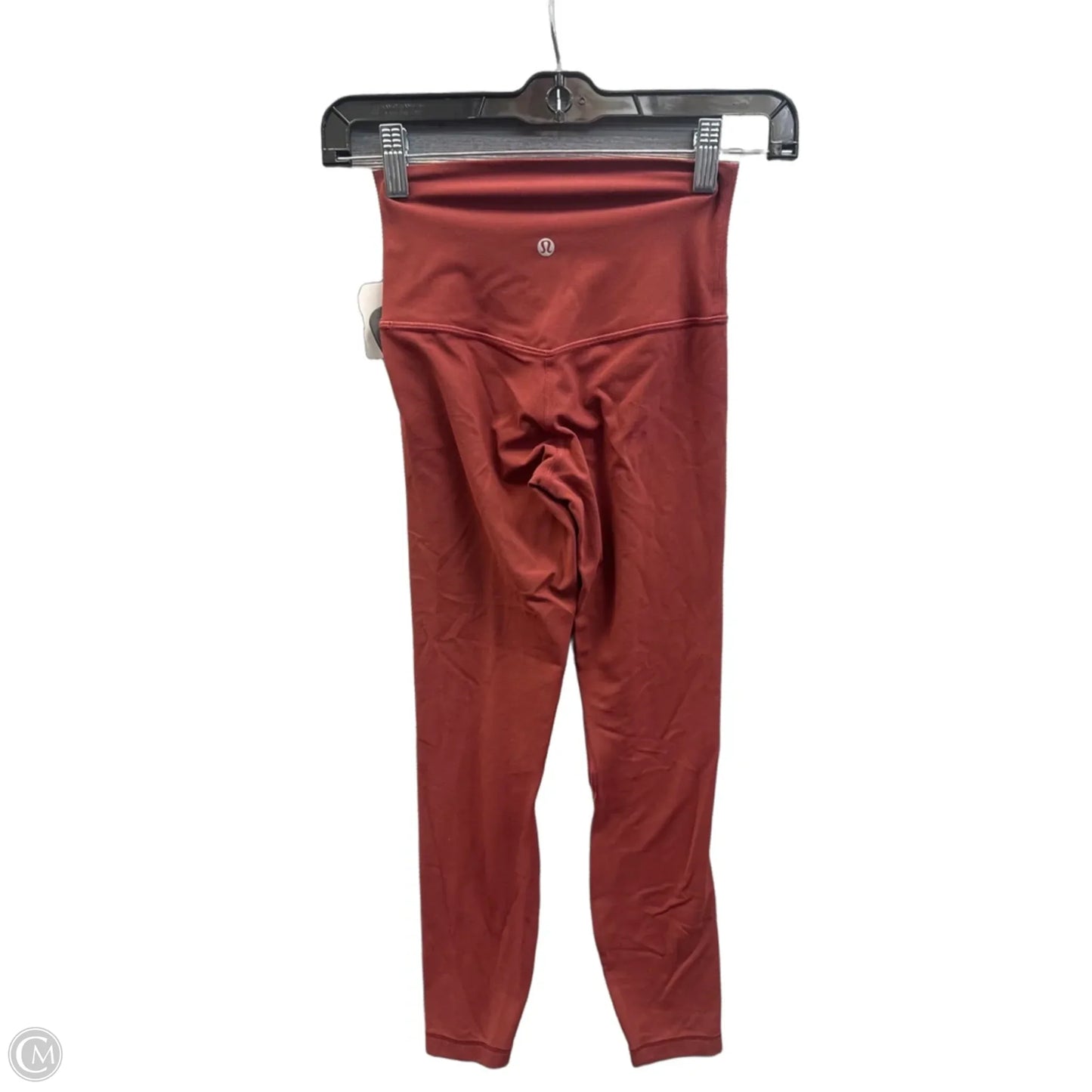 Athletic Leggings By Lululemon In Red, Size: Xs