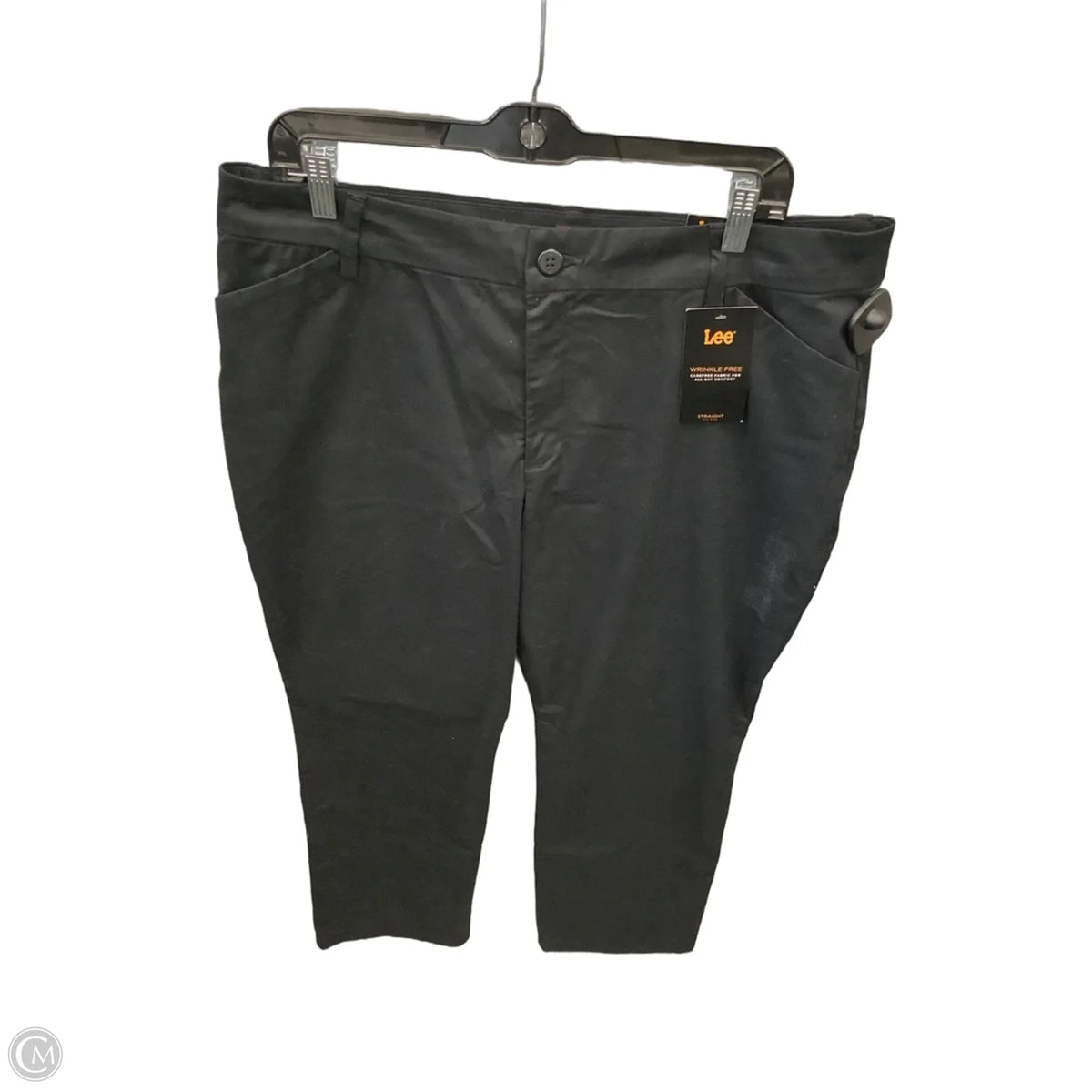 Jeans Straight By Lee In Black, Size: 16