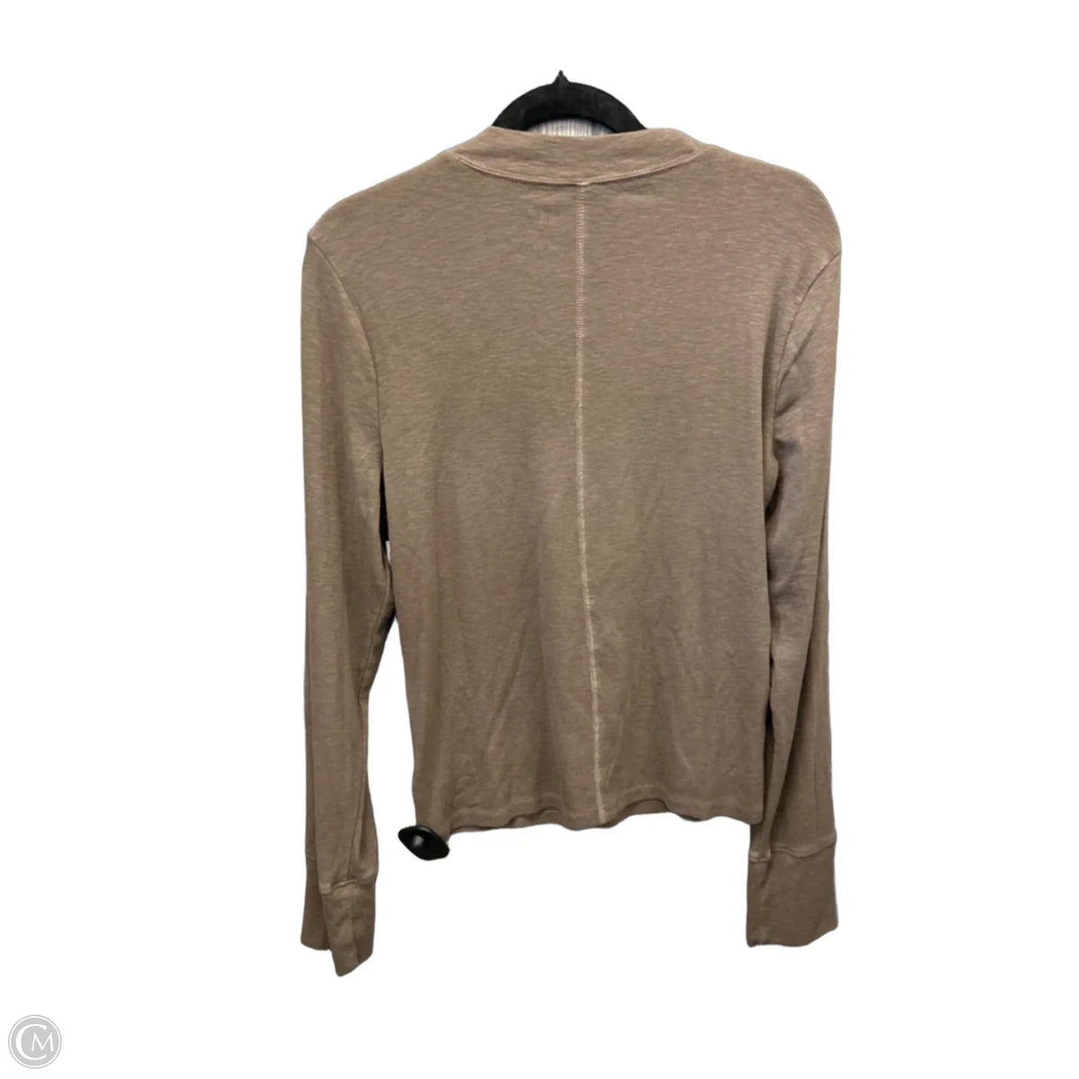 Top Long Sleeve By Gap In Brown, Size: L