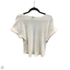 Top Short Sleeve By Automet In White, Size: M